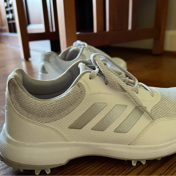 Adidas GOLF shoes. Very gentle wear. Excellent condition. White and silver - Picture 2 of 6